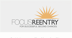 Desktop Screenshot of focusreentry.org